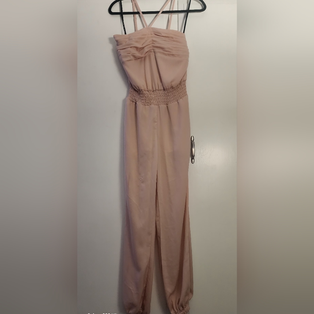 Bebe Blush Strapless Dress